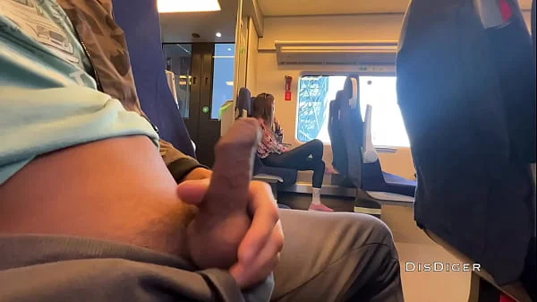 A stranger girl jerked off and sucked me in the train in public