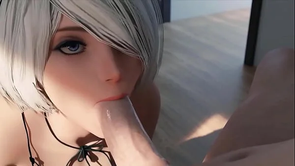 3D Compilation: NierAutomata Blowjob Doggystyle Anal Dick Ridding Uncensored Hentai