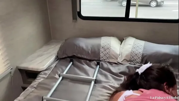 Colombian babe gives pussy ass down payment for RV. La Paisa